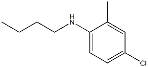 N-butyl-4-chloro-2-methylaniline Struktur