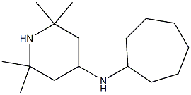 N-cycloheptyl-2,2,6,6-tetramethylpiperidin-4-amine Struktur