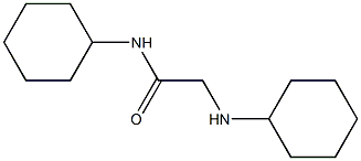 N-cyclohexyl-2-(cyclohexylamino)acetamide Struktur