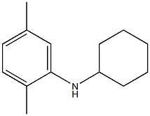 N-cyclohexyl-2,5-dimethylaniline Struktur