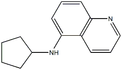 N-cyclopentylquinolin-5-amine Struktur