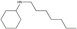 N-heptylcyclohexanamine Struktur