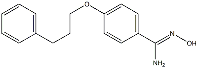 N'-hydroxy-4-(3-phenylpropoxy)benzenecarboximidamide Struktur