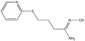 N'-hydroxy-4-(pyridin-2-ylsulfanyl)butanimidamide Struktur