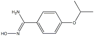 N'-hydroxy-4-isopropoxybenzenecarboximidamide Struktur