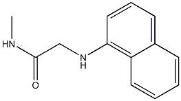 N-methyl-2-(naphthalen-1-ylamino)acetamide Struktur