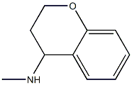 N-methyl-3,4-dihydro-2H-1-benzopyran-4-amine Struktur