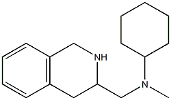 N-methyl-N-(1,2,3,4-tetrahydroisoquinolin-3-ylmethyl)cyclohexanamine Struktur