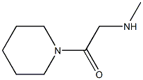 N-methyl-N-(2-oxo-2-piperidin-1-ylethyl)amine Struktur