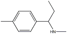 N-methyl-N-[1-(4-methylphenyl)propyl]amine Struktur