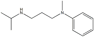 N-methyl-N-[3-(propan-2-ylamino)propyl]aniline Struktur