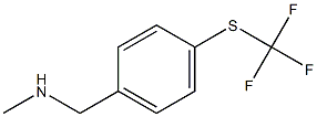 N-methyl-N-{4-[(trifluoromethyl)thio]benzyl}amine Struktur