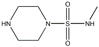 N-methylpiperazine-1-sulfonamide Struktur