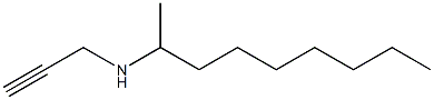 nonan-2-yl(prop-2-yn-1-yl)amine Struktur