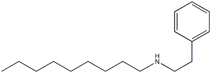 nonyl(2-phenylethyl)amine Struktur