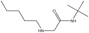 N-tert-butyl-2-(pentylamino)acetamide Struktur