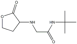 N-tert-butyl-2-[(2-oxooxolan-3-yl)amino]acetamide Struktur