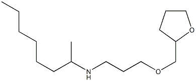 octan-2-yl[3-(oxolan-2-ylmethoxy)propyl]amine Struktur