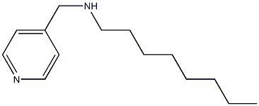 octyl(pyridin-4-ylmethyl)amine Struktur