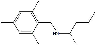 pentan-2-yl[(2,4,6-trimethylphenyl)methyl]amine Struktur