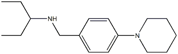 pentan-3-yl({[4-(piperidin-1-yl)phenyl]methyl})amine Struktur