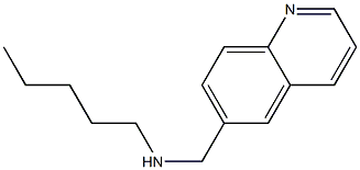 pentyl(quinolin-6-ylmethyl)amine Struktur