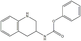 phenyl N-(1,2,3,4-tetrahydroquinolin-3-yl)carbamate Struktur