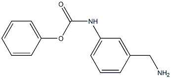 phenyl N-[3-(aminomethyl)phenyl]carbamate Struktur