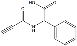 phenyl(propioloylamino)acetic acid Struktur