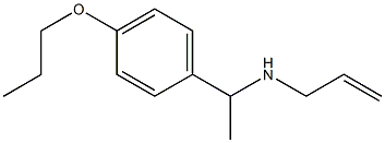 prop-2-en-1-yl[1-(4-propoxyphenyl)ethyl]amine Struktur