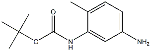 tert-butyl 5-amino-2-methylphenylcarbamate Struktur