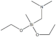 N,N-Dimethyl-(methyldiethoxysilyl)methylamine Struktur