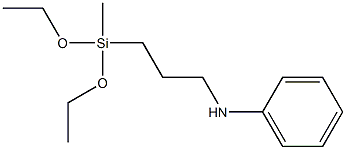 N-(3-Methyldiethoxysilylpropyl)aniline Struktur