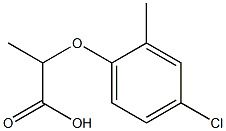 2-(2-Methyl-4-chlorophenoxy)propionoic acid Struktur