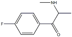 2-Methylamino-1-p-fluorophenyl-propan-1-one Struktur