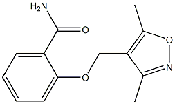 Benzamide,  2-[(3,5-dimethyl-4-isoxazolyl)methoxy]- Struktur