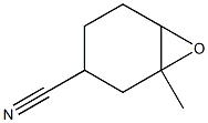 7-Oxabicyclo[4.1.0]heptane-3-carbonitrile,  1-methyl- Struktur