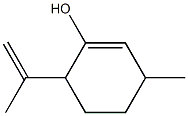 3-methyl-6-prop-1-en-2-yl-cyclohexen-1-ol Struktur