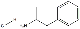 1-Methyl-2-phenyl-ethylamine hydrochloride Struktur