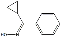 Cyclopropyl-phenyl-methanone oxime Struktur