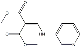 2-(Pyridin-3-ylaminomethylene)-malonic acid dimethyl ester Struktur