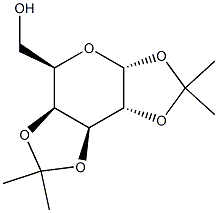 1,2,3,4-DI-O-ISOPROPYLIDENE a-D-GALACTOPYRANOSIDE extrapure Struktur