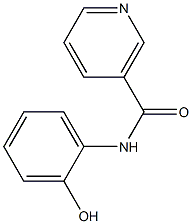 N-(2-hydroxyphenyl)nicotinamide Struktur