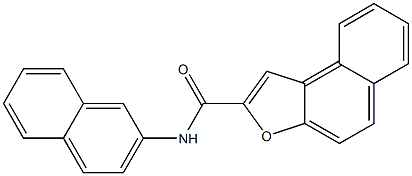 N-naphthalen-2-ylnaphtho[2,1-b]furan-2-carboxamide Struktur