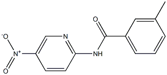 N-{5-nitro-2-pyridinyl}-3-methylbenzamide Struktur