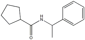 N-(1-phenylethyl)cyclopentanecarboxamide Struktur