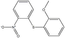 1-[(2-methoxyphenyl)sulfanyl]-2-nitrobenzene Struktur