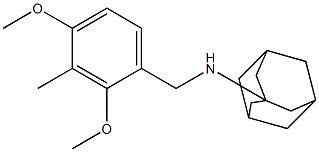 N-{[3-methyl-2,4-bis(methyloxy)phenyl]methyl}-N-tricyclo[3.3.1.1~3,7~]dec-1-ylamine Struktur