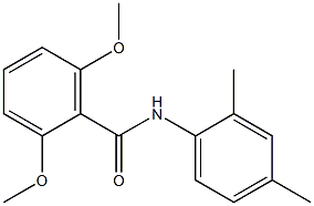 N-(2,4-dimethylphenyl)-2,6-dimethoxybenzamide Struktur