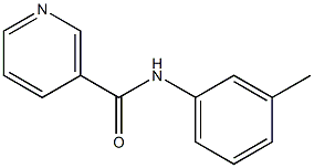 N-(3-methylphenyl)nicotinamide Struktur